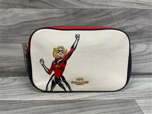 Coach Marvel Medium Zip Around Wallet with Carol Danvers Style No 2645 on sale